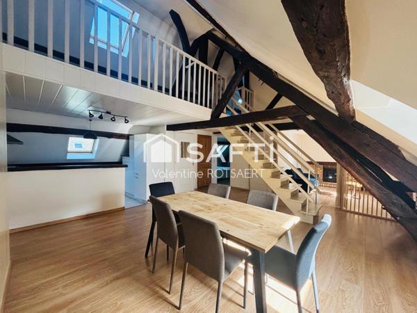 Compiègne : Duplex lumineux en centre ville