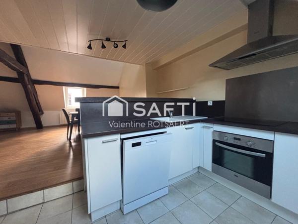 Compiègne : Duplex lumineux en centre ville