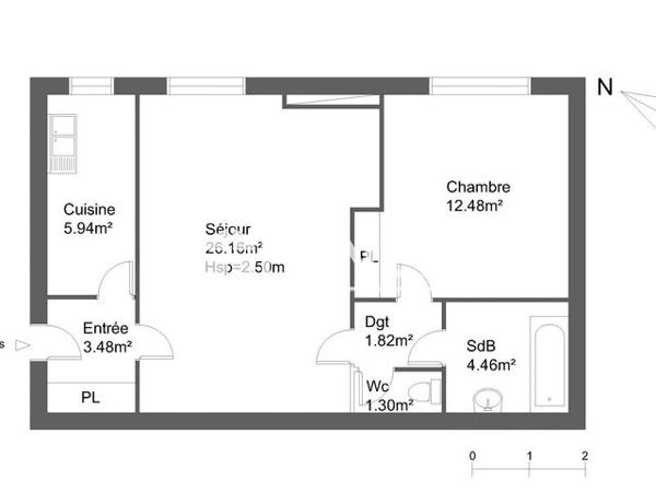 Location Appartement 2 pièces 55.64 m² - 2 RUE DE LA CAUSSADE Albi 81000