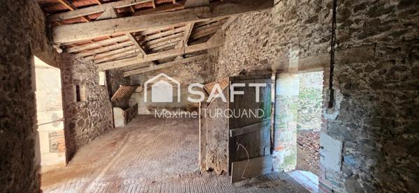 Maison d'habitation 107m², 2/3 chambres, 1hectare de terrain + dépendances