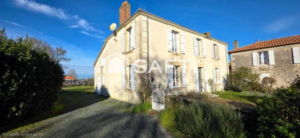 Maison d'habitation 107m², 2/3 chambres, 1hectare de terrain + dépendances