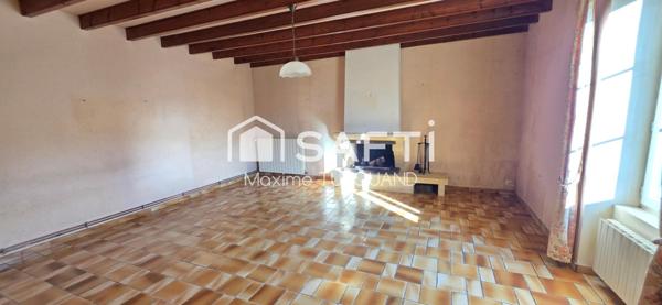 Maison d'habitation 107m², 2/3 chambres, 1hectare de terrain + dépendances