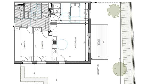 Appartement à vendre 4 pièces 83 m² Èze