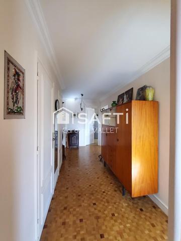 Appartement T3 proche centre ville, lumineux, sans vis à vis avec 25 m² de terrasses orientées sud