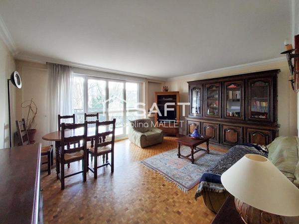 Appartement T3 proche centre ville, lumineux, sans vis à vis avec 25 m² de terrasses orientées sud