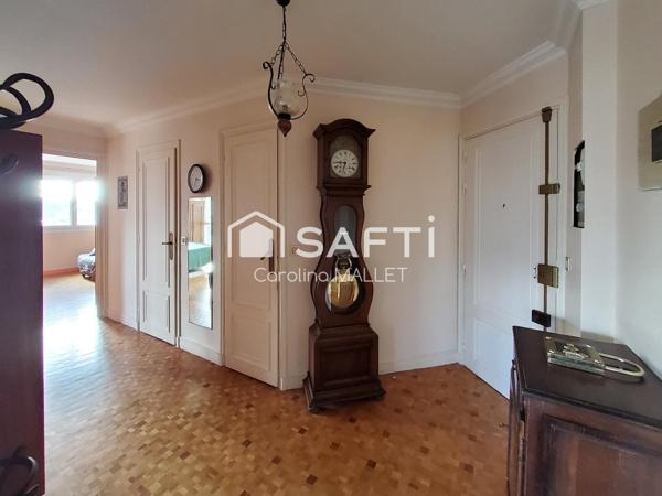 Appartement T3 proche centre ville, lumineux, sans vis à vis avec 25 m² de terrasses orientées sud