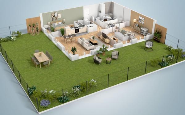 Appartement à vendre    4 pièces • 103,51 m2 Le Plessis-Trévise