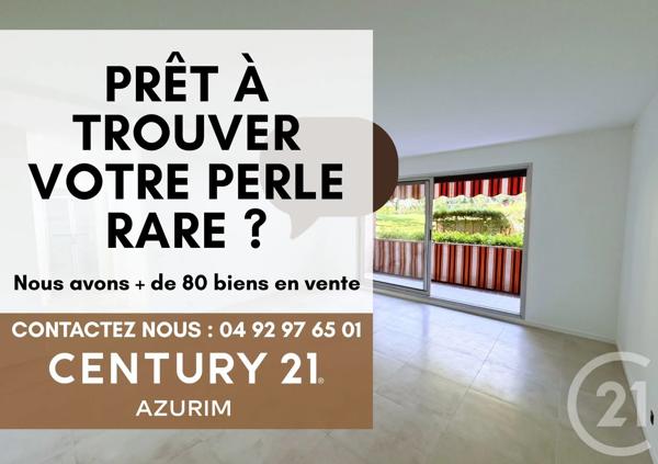 Appartement F2 à vendre  2 pièces - 51,51 m 2   MANDELIEU LA NAPOULE  - 06