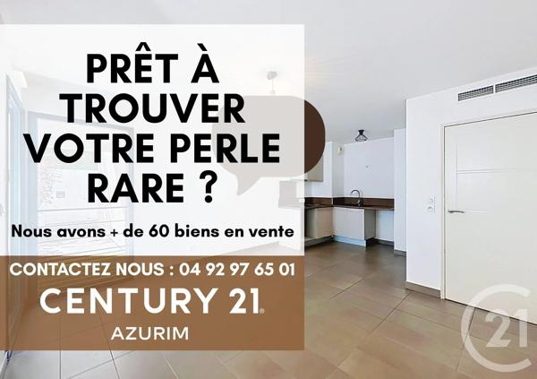 Appartement F2 à vendre  2 pièces - 40,01 m 2   CANNES LA BOCCA  - 06