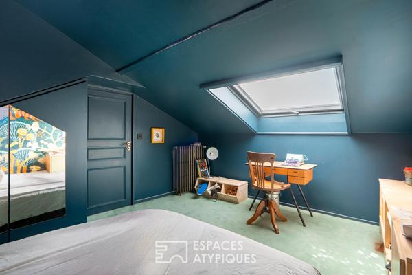 Loft avec terrasse dans un ancien atelier