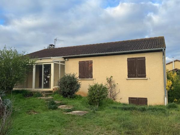 Maison à vendre 4 pièces + grand sous sol GRANGES LES BEAUMONT (26)