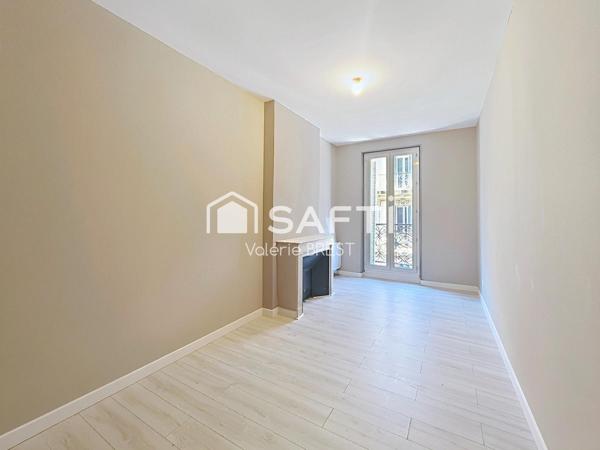 Marseille-2ème-République- Type3 Haussmanien-90m2.