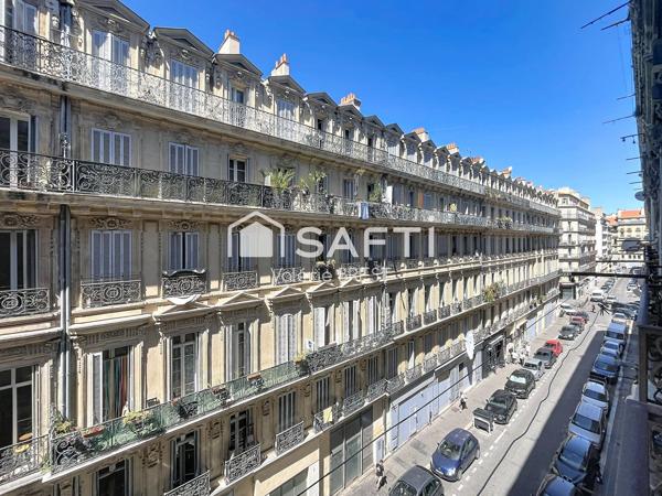 Marseille-2ème-République- Type3 Haussmanien-90m2.