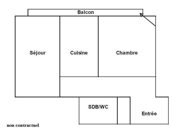 Appartement 2 pièces - 44300 Nantes