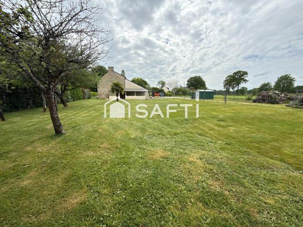 LONGERE DE 143 M2 SUR TERRAIN DE 1990 M2 A MONTERNBLANC A 15 MIN DU GOLFE DU MORBIHAN