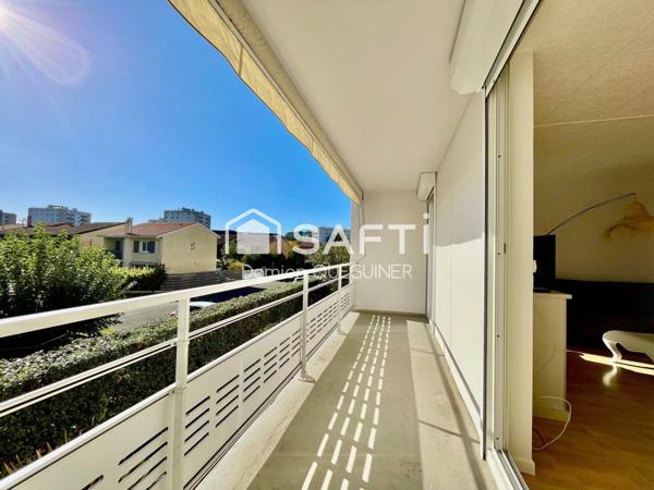 Grand T3 lumineux avec grand balcon, au calme