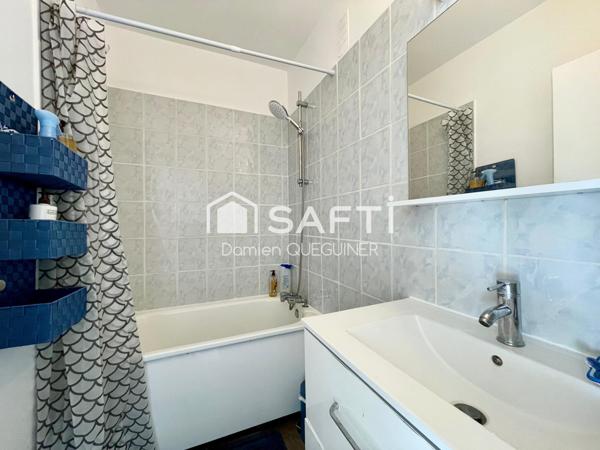 Grand T3 lumineux avec grand balcon, au calme