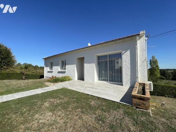 Pavillon sur sous-sol complet offrant 88 m² habitables sur 646 m² de terrain.