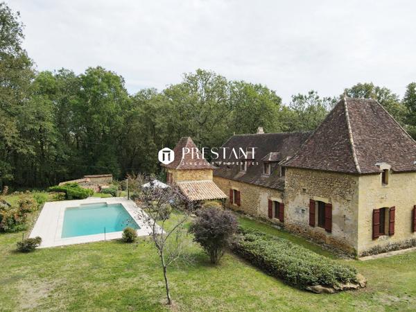 Bel ensemble entièrement restauré sur un terrain de 7ha – Secteur Trémolat, BERGERAC
