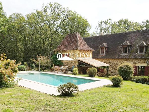 Bel ensemble entièrement restauré sur un terrain de 7ha – Secteur Trémolat, BERGERAC