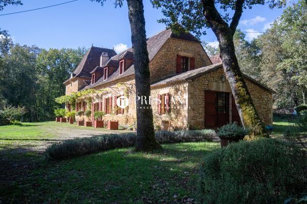 Bel ensemble entièrement restauré sur un terrain de 7ha – Secteur Trémolat, BERGERAC