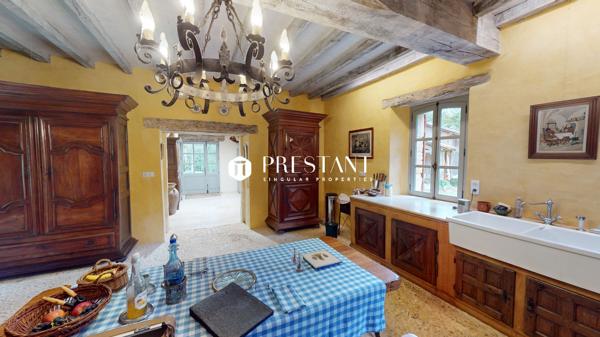 Bel ensemble entièrement restauré sur un terrain de 7ha – Secteur Trémolat, BERGERAC
