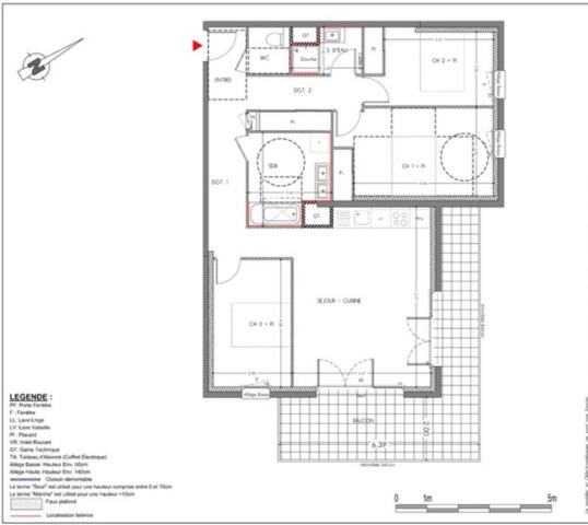appartement à vendre 4 pièces, 87 m² à VOIRON (38)