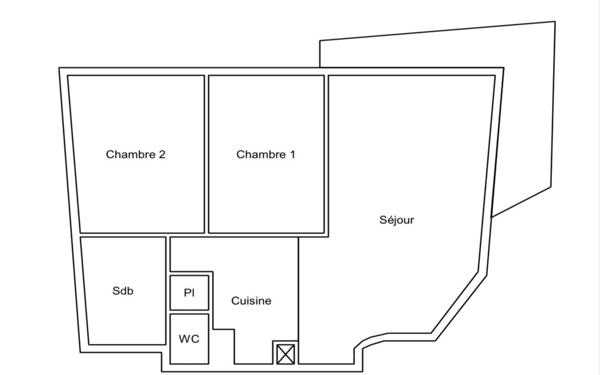 Appartement à vendre    3 pièces • 66,21 m2 Cannes