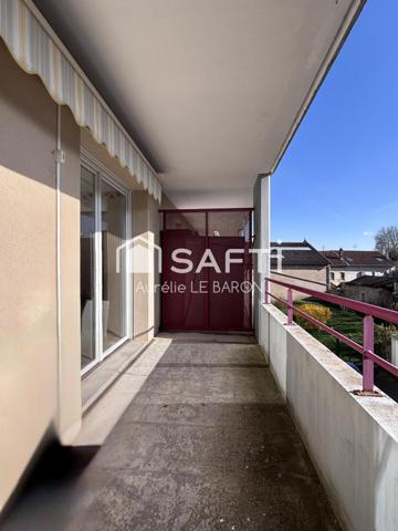 Appartement 3 pièces de 67 m² avec balcon et garage – Centre-ville de Pont-à-Mousson