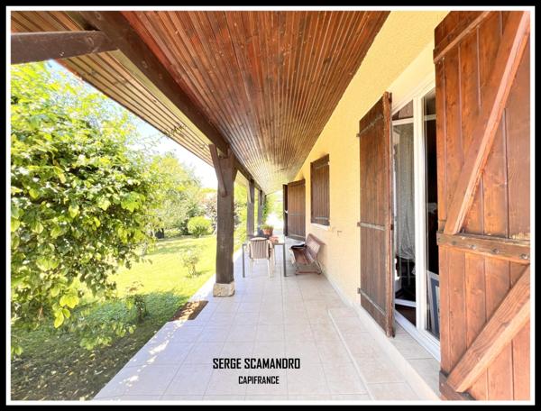 Maison de plain-pied à vendre 5 pièces MIRANDE (32) - 3 chambres - terrain 660 m²
