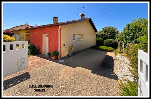 Maison de plain-pied à vendre 5 pièces MIRANDE (32) - 3 chambres - terrain 660 m²