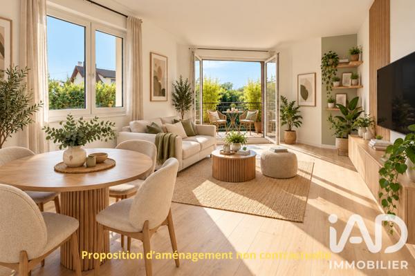 Appartement à vendre 3 pièces 65,45 m² Villeparisis