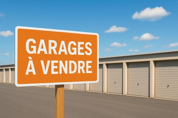 9 garages box fermés