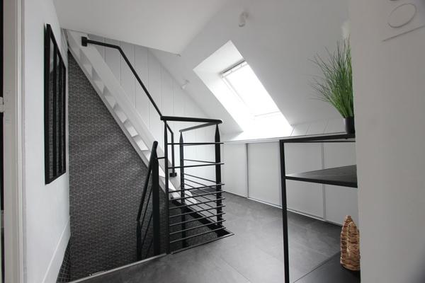 UN ATYPIQUE APPARTEMENT DUPLEX, À LA MODERNISATION ACCOMPLIE, AU CŒUR DE QUIMPER. - A QUIMPER Quimper CENTRE