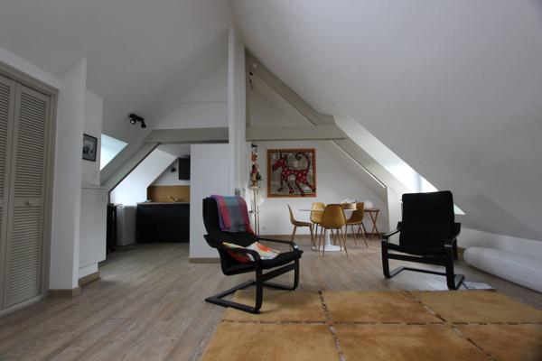 UN ATYPIQUE APPARTEMENT DUPLEX, À LA MODERNISATION ACCOMPLIE, AU CŒUR DE QUIMPER. - A QUIMPER Quimper CENTRE