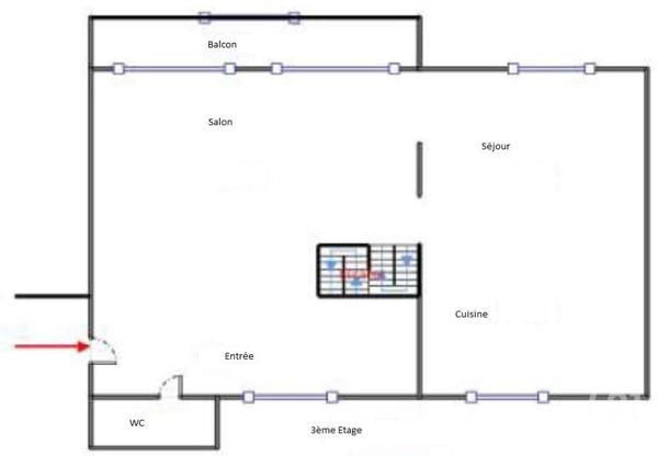 Appartement Duplex à vendre  5 pièces - 94,49 m2 LE HAVRE - 76