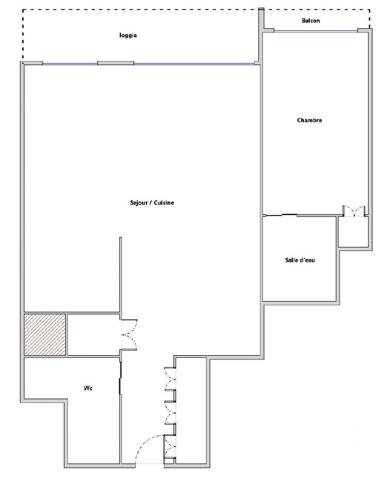 Appartement à vendre 2 pièces 59 m² Paris 19