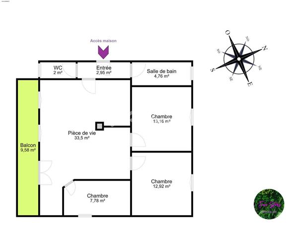 Maison Varangeville 4 pièce(s) 76 m2
