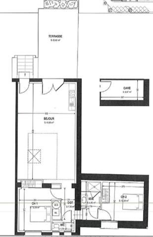 Résidence Clos Beauséjour - T3 neuf - 87m² avec terrasse et parking en centre-ville