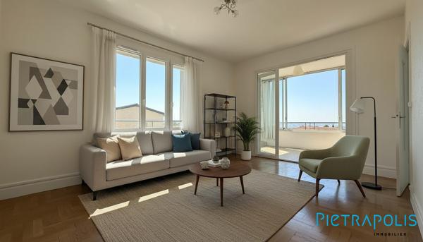 Grand T2  CALUIRE VASSIEUX avec balcon et jardin commun
