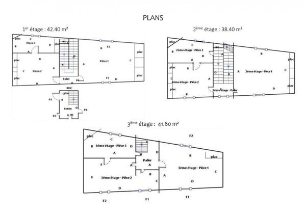 THIZY-LES-BOURGS (69240) Immeuble à réhabiliter 250 m² sur 5 niveaux