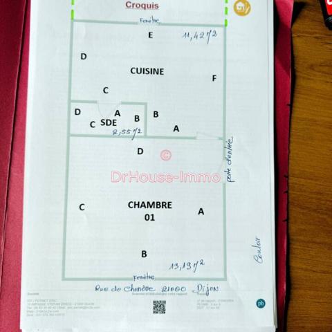 Appartement à vendre 2 pièces de 27 m²