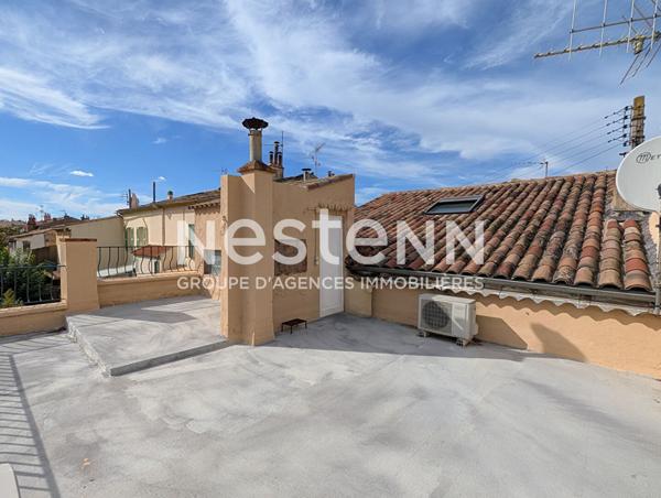 À VENDRE DRAGUIGNAN - Maison de ville avec terrasse sur les toits et double garage - Rare en centre-ville
