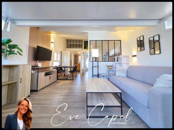 Maison à vendre 3 pièces LE CAP D'AGDE (34), PINEDE, Pavillon T2 Mezzanine avec place de parking privative dans résidence avec piscine