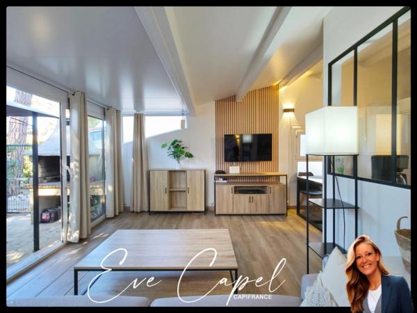 Maison à vendre 3 pièces LE CAP D'AGDE (34), PINEDE, Pavillon T2 Mezzanine avec place de parking privative dans résidence avec piscine