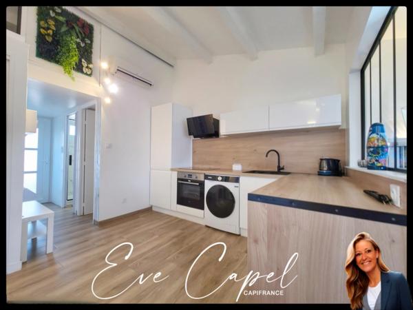 Maison à vendre 3 pièces LE CAP D'AGDE (34), PINEDE, Pavillon T2 Mezzanine avec place de parking privative dans résidence avec piscine