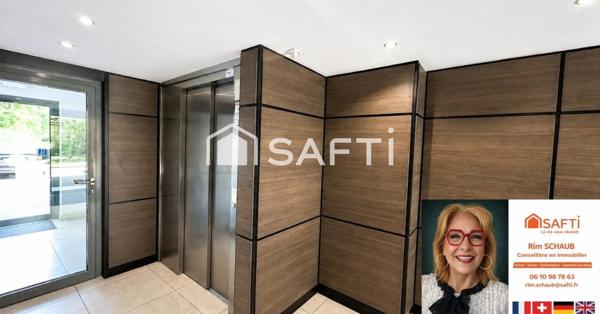 Appartement F3 centre-ville Saint-Louis – Garage, parking & balcon