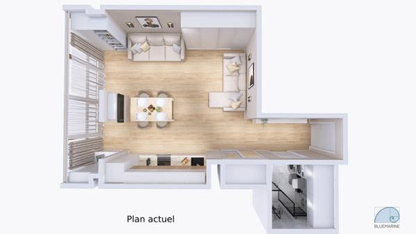 Appartement à vendre à NICE / CALIFORNIE Grand studio