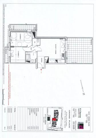 A vendre Appartement lumineux au dernier étage dans une résidence récente en centre ville de Rosny sur Seine