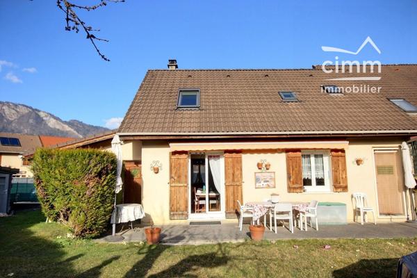 À vendre – Maison mitoyenne avec jardin et vue sur les montagnes à Scionzier